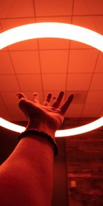 Shine,Light,Miscellanea,Miscellaneous,Hand,Glow,Circle,Chandelier,Neon