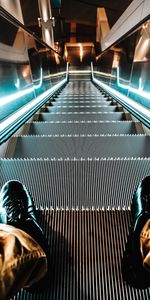 Shine,Light,Miscellanea,Miscellaneous,Legs,Backlight,Illumination,Steps,Escalator