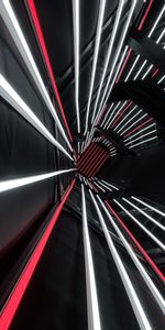 Shine,Light,Miscellanea,Miscellaneous,Lines,Tunnel,Neon