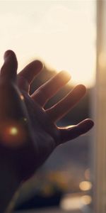 Shine,Light,Miscellaneous,Beams,Rays,Palm,Window,Hand,Miscellanea