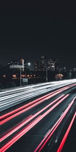 Ciudades,Brillar,Turno,Ciudad De Noche,Ciudad Nocturna,Luz,Camino,Giro