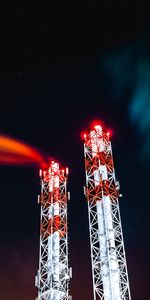 Shine,Light,Starry Sky,Tower,Towers,Cities