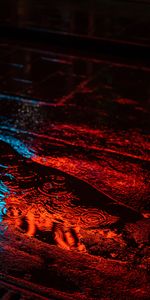 Shine,Puddle,Night,Light,Dark,Rain,Neon