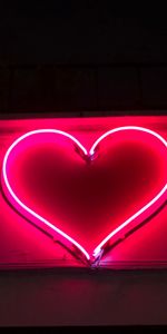 Shine,Signboard,Light,Heart,Sign,Love,Neon