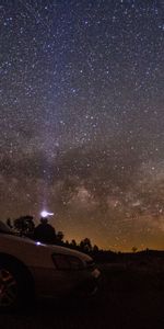 Shine,Starry Sky,Nature,Night,Car,Brilliance