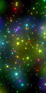 Shining,Shine,Motley,Brilliance,Abstract,Multicolored,Stars