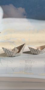 Divers,Navires,Papier,Origami,Bateaux