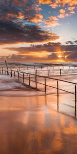 Naturaleza,Ondas,Arena,Orilla,Banco,Océano,Esgrima,Recinto,Oceano,Australia