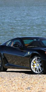 Shore,Bank,Front View,Cars,Ferrari