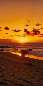 Puesta Del Sol,Arena,Orilla,Banco,Océano,Valle Gran Rey,Naturaleza,Stones,Canarias,Oceano,Islas Canarias,España