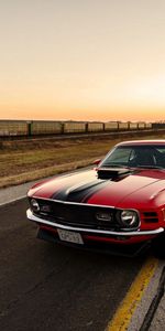 1970,Voitures,Vue De Côté,Ford,Mustang