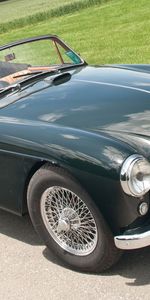 Side View,Cabriolet,1957,Drophead Coupe,Aston Martin,Cars