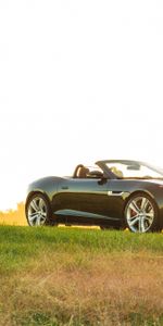 F Type,V8 S,Тачки (Cars),Кабриолет,Вид Сбоку,Ягуар (Jaguar)