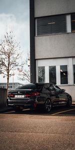 Bmw,Parking,Vue De Côté,Voitures,Le Noir,Voiture