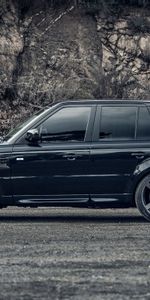 Range Rover,Coches,Perfil,Vista Lateral,El Negro