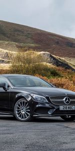 Cls 350,Тачки (Cars),Mercedes Benz,Вид Сбоку,Черный