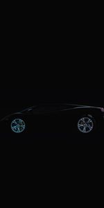 Side View,Dark,Lamborghini,Minimalism