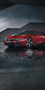 I8,Красный,I12,Тачки (Cars),Вид Сбоку,Бмв (Bmw)