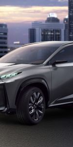 Лексус (Lexus),Lf Nx 6,Тачки (Cars),Вид Сбоку,Серый