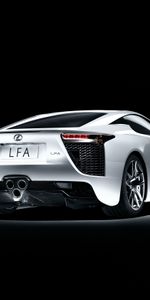 Lfa,Белый,Тачки (Cars),Вид Сбоку,Лексус (Lexus)