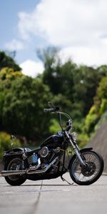 Vue De Côté,Bicyclette,Vélo,Motocyclette,Harley Davidson,Moto