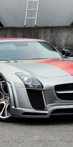 Side View,Silver,Silvery,Sls 63,Cars,Amg,Mercedes Benz