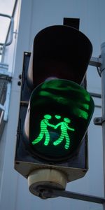 Signal,Traffic Light,Silhouettes,Love