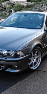 E39,M5,Argent,Argenté,Vue De Côté,Voitures,Bmw