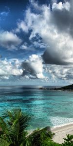 Sky,Bank,Rocks,Shore,Nature,Sea,Landscape