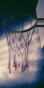 Sky,Basketball Backboard,Basketball Shield,Basketball Net,Basketball Grid,Words,Basketball Hoop,Basketball Ring,Basketball