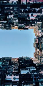 Sky,Building,Apartments,Facade,Bottom View,Cities