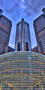 Sky,Building,Miscellanea,Bottom View,Miscellaneous,Glass