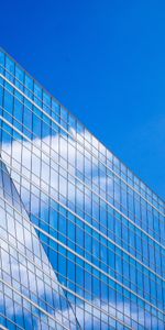 Nuages,Imeuble,Bâtiment,Réflexion,Sky,Minimalisme