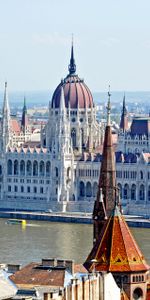 Sky,Clouds,Cities,Hungary,Houses,City