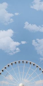 Nuages,Sky,Grande Roue,Minimalisme