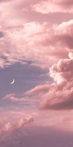 Nuages,Nature,Sky,Hauteur,Lune