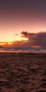 Nature,Sky,Nuages,Déserté,Horizon,Coucher De Soleil,Désert,Sable,Plage