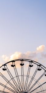 Cielo,Nubes,Noria,Miscelánea,Misceláneo,Rueda De La Fortuna