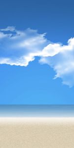 Sky,Clouds,Nature,Sea,Sand,Beach