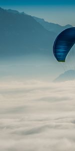 Sky,Clouds,Paraglider,Paragliding,Sports