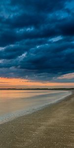 Sky,Clouds,Shore,Bank,Nature,Sea,Beach