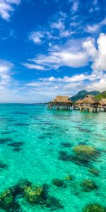 Sky,Coast,Bungalow,Nature,Ocean