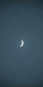 Sky,Evening,Moon,Minimalism