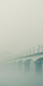 Sky,Brouillard,Nature,Pont