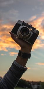 Cielo,Mano,Fotógrafo,Cámara,Tecnologias,Tecnología