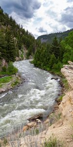 Sky,Hill,Nature,Rivers,Forest,Flow