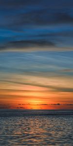 Sky,Horizon,Ripple,Ripples,Evening,Nature,Clouds,Sunset,Sea