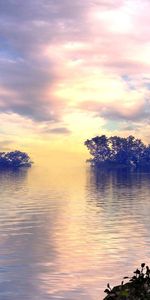 Sky,Lakes,Landscape,Water