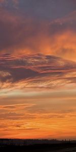 Sky,Lilac,Patterns,Nature,Sunset,City,Lines