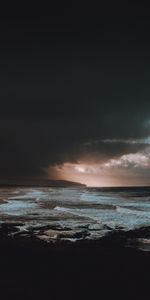 Sky,Mainly Cloudy,Overcast,Surf,Nature,Sea